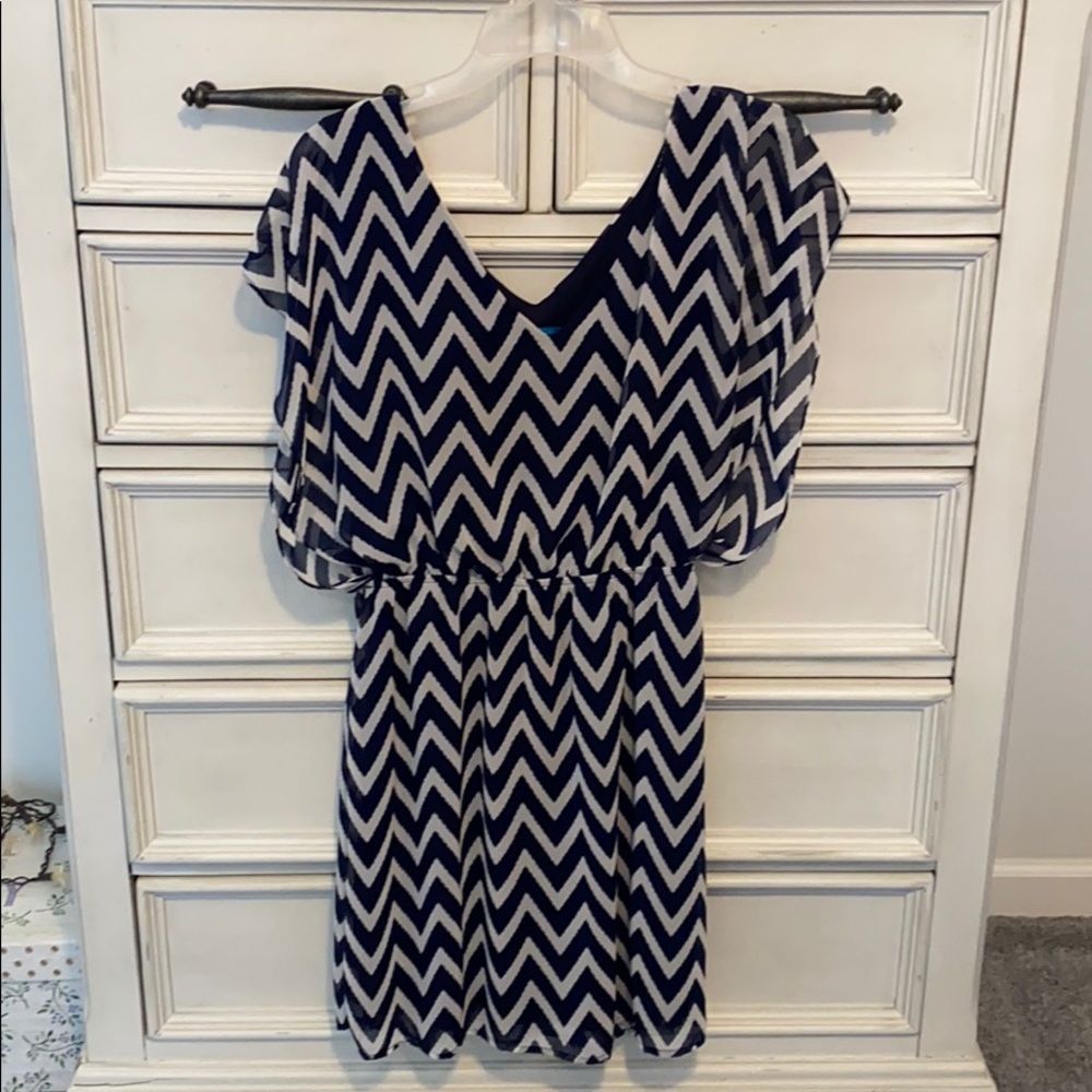 Chevron Casual Dress